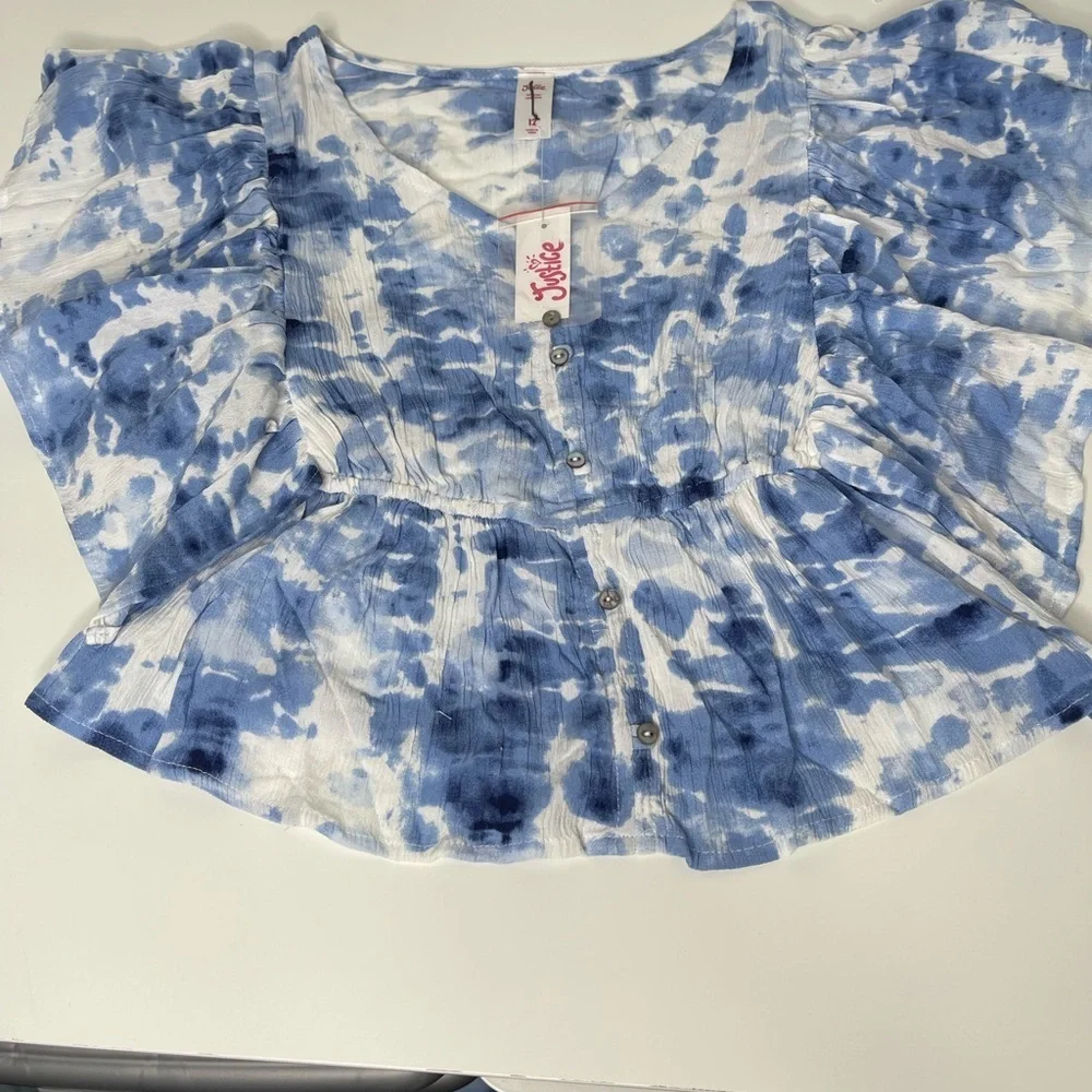 Justice lot of 4 tops size 12